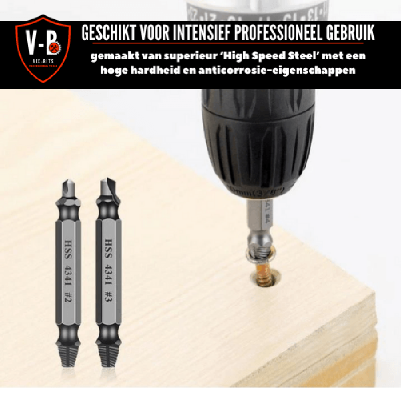 Vix-Bits dolle schroef verwijderaar set
