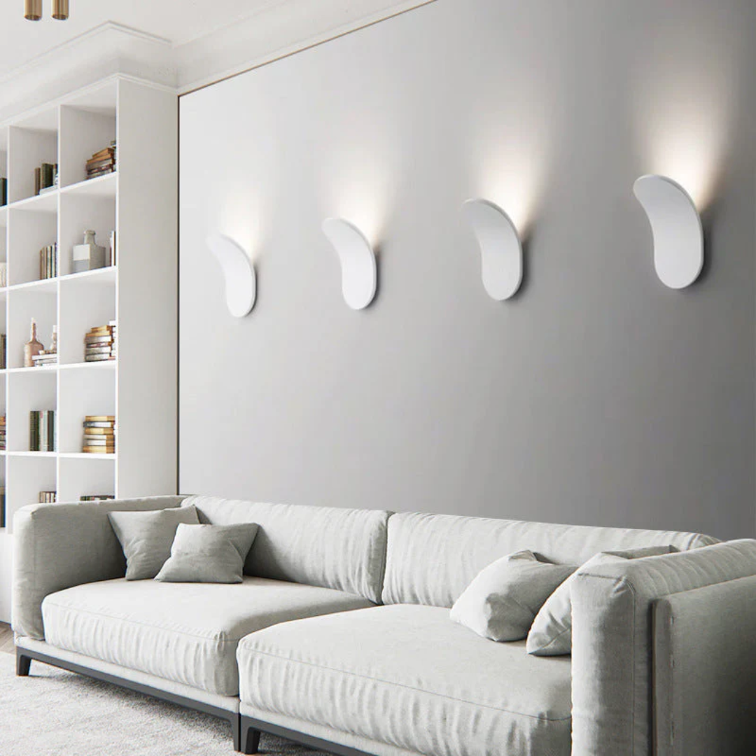 Scandinavische minimalistische LED wandlamp