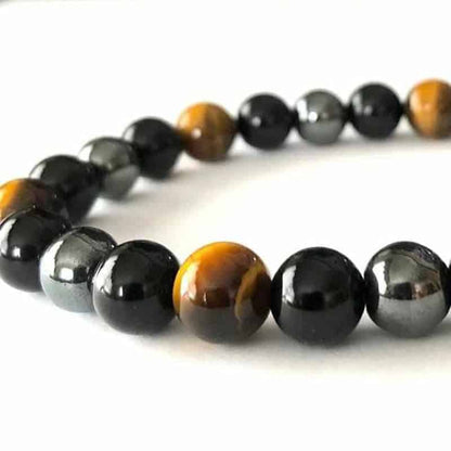 Triplery beschermende edelsteenarmband