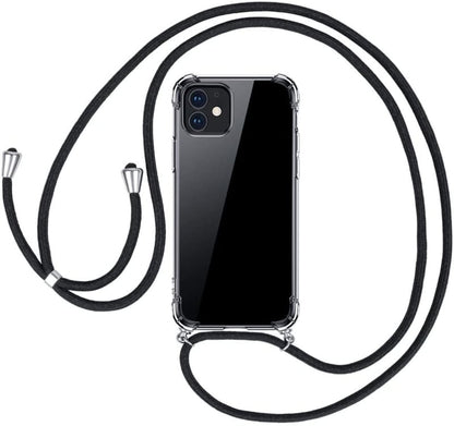 iPhone 12 Mini Transparant TPU Crossbody Hoesje