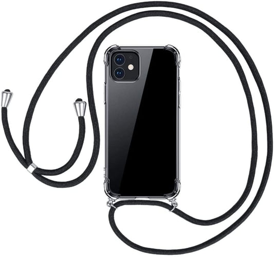 iPhone 14 / 16e / 17e Crossbody TPU Hoesje met Koord