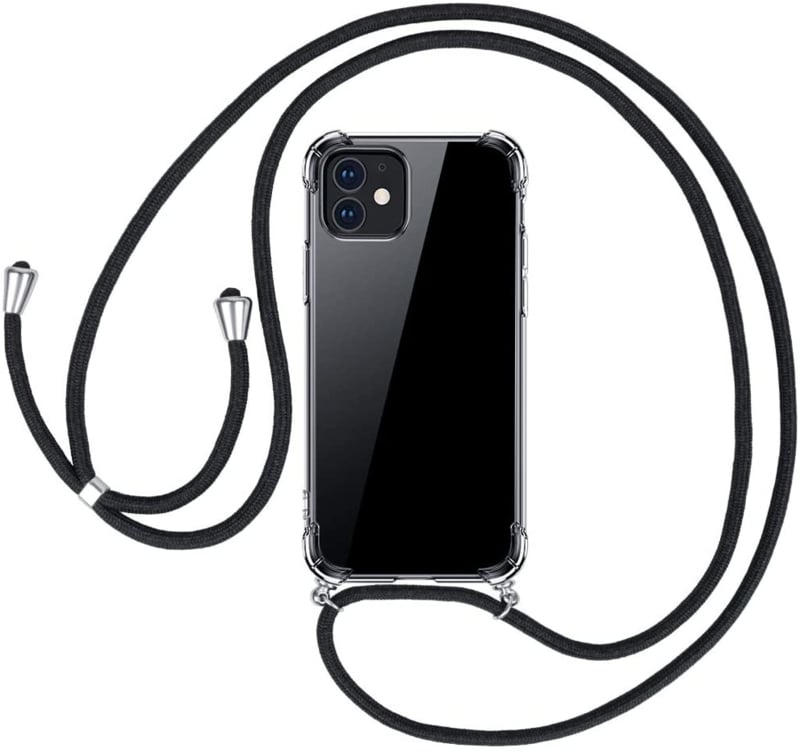 Apple iPhone 14 Plus crossbody transparant TPU hoesje