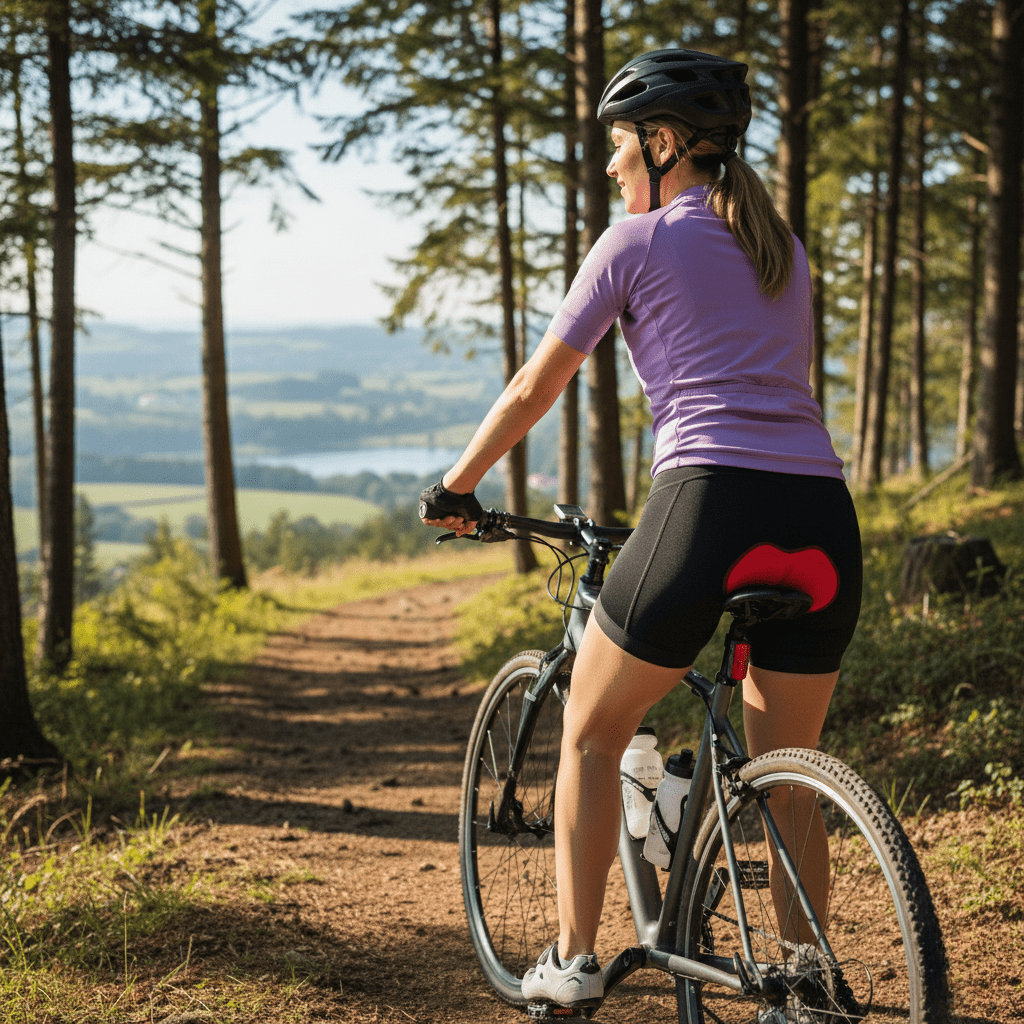 PEDALUX Dames Fietsbroek met 4D Gelzeem
