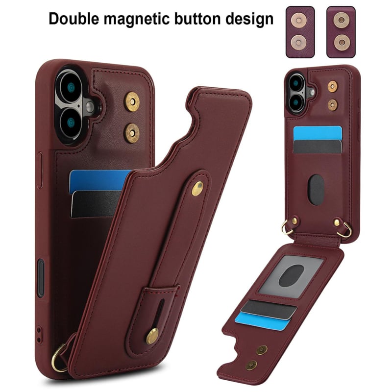iPhone 16 hoesje met pasjeshouder