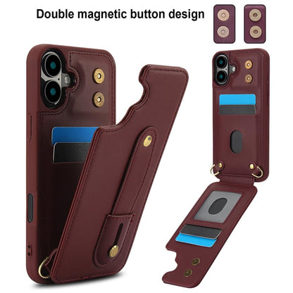 iPhone 16 hoesje met pasjeshouder
