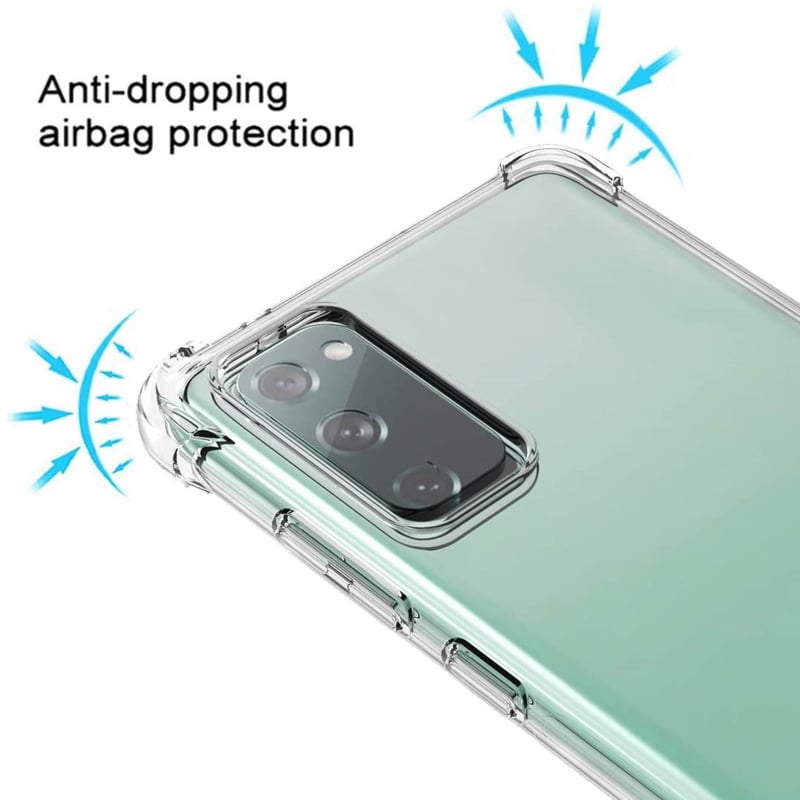Galaxy S20 FE transparant schokbestendig TPU hoesje