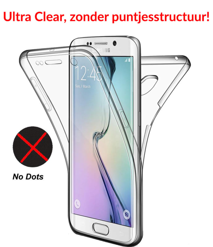 Galaxy S7 Edge 360° Ultra Clear Hoesje