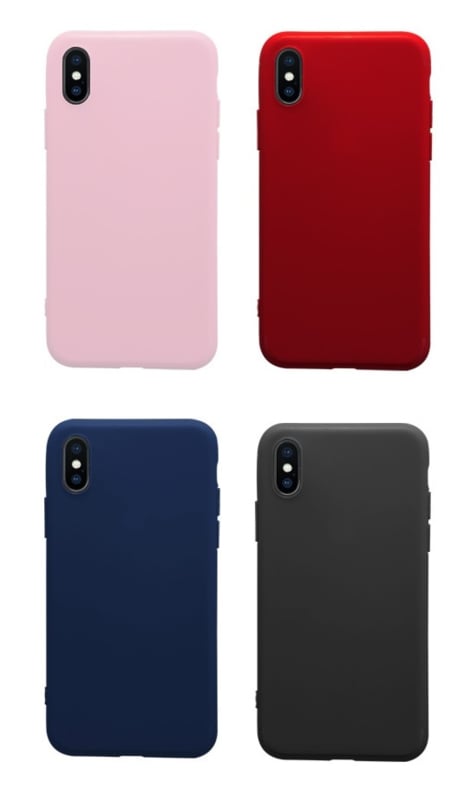 Apple iPhone Xs Max TPU Matte Hoesje