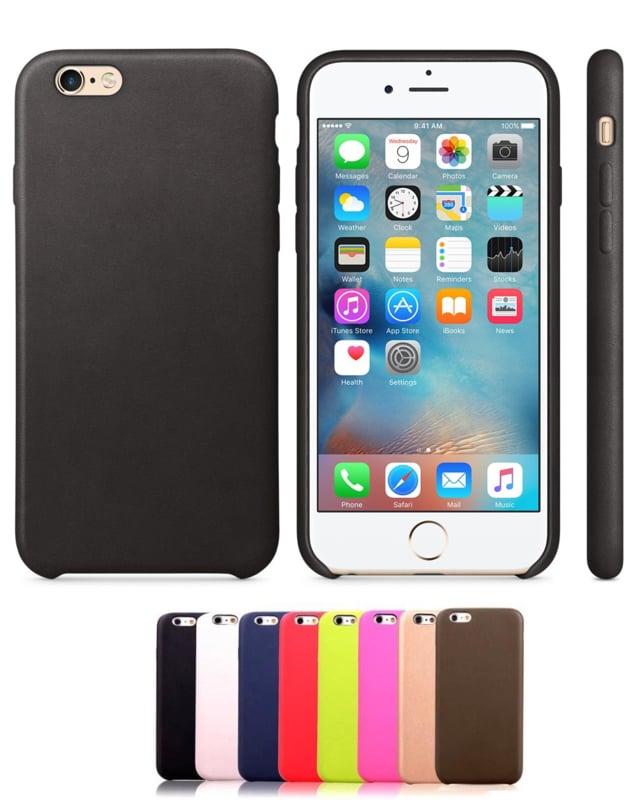 iPhone 6 / 6S Leren Back Cover Hoesje