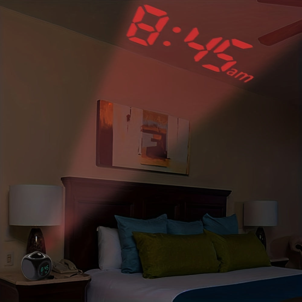 LCD Projectiewekker met LED-Display en Snooze