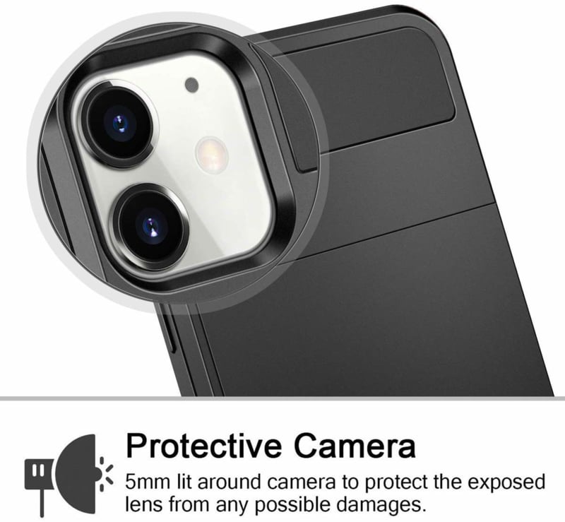 iPhone 11 Slide Armor hoesje met pashouder