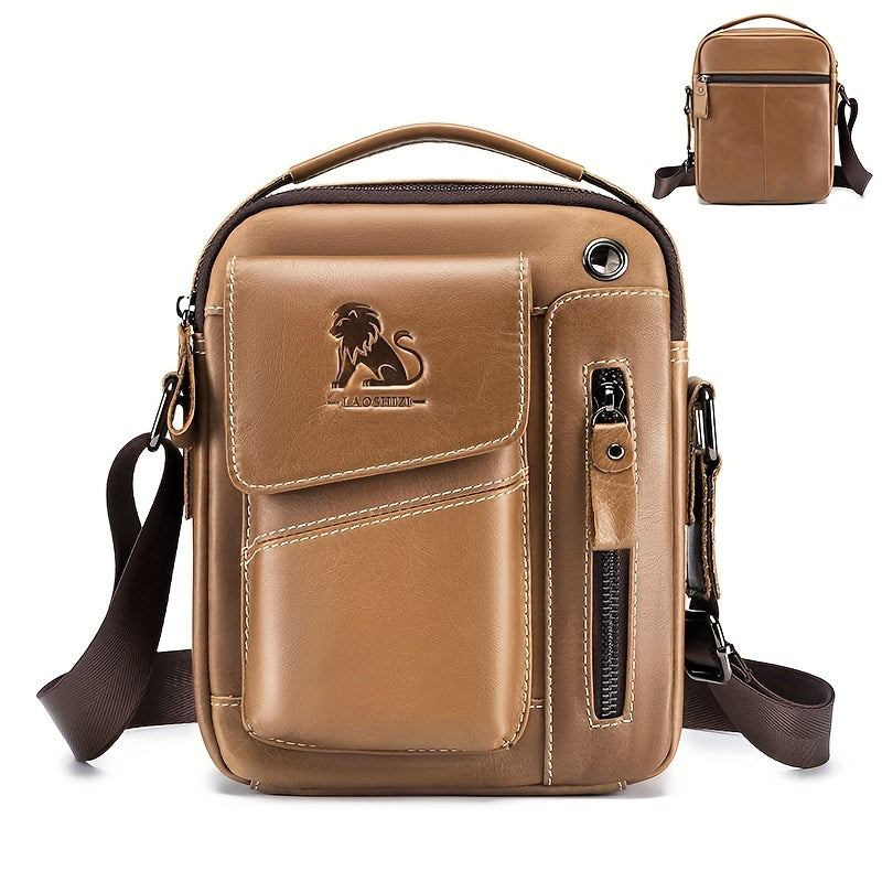 LionCarry leren crossbody handtas
