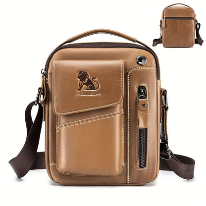 LionCarry leren crossbody handtas