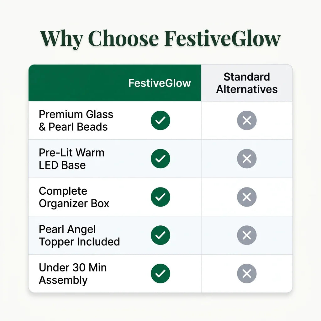 FestiveGlow all-in-one kerstboom knutselset