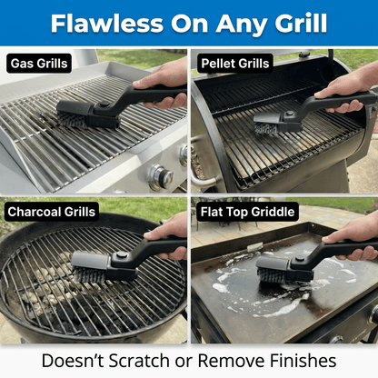 GrillMaster Pro borstelloze barbecuereiniger