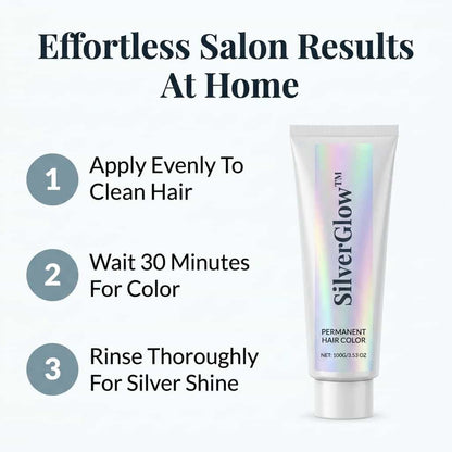 SilverGlow ammoniakvrije zilveren haarverf