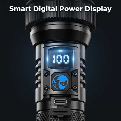 BrightMax oplaadbare zoom led-zaklamp