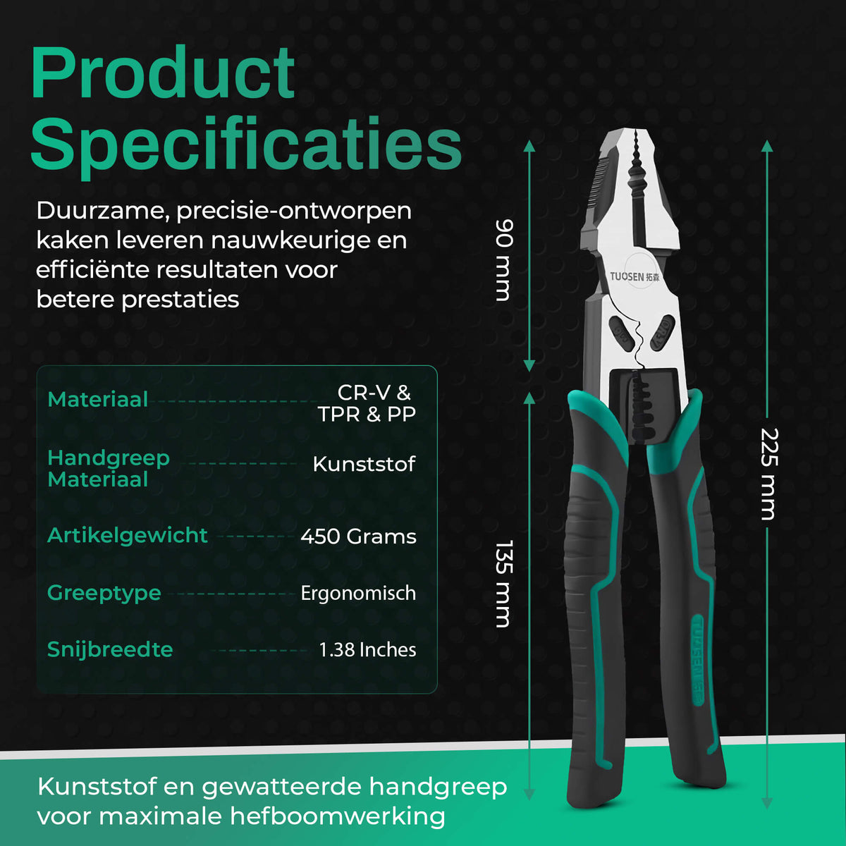 GRIPPLAR multifunctionele heavy duty tang