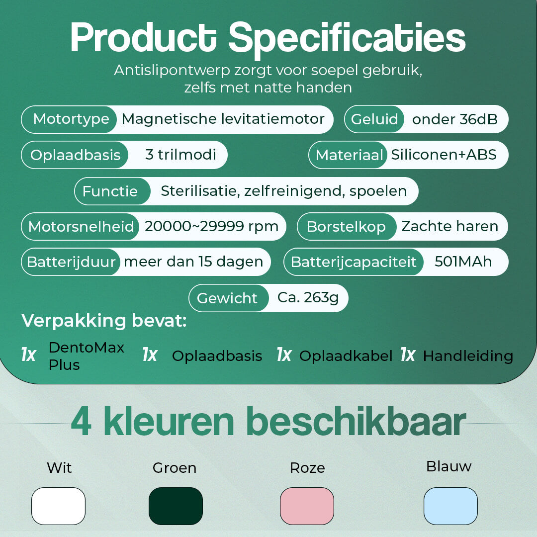 DentoMax Plus automatische tandenborstel