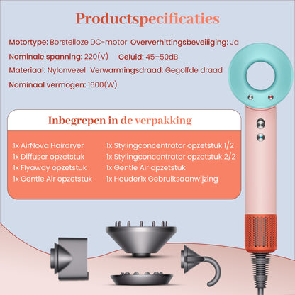 AirNova professionele ionische föhn