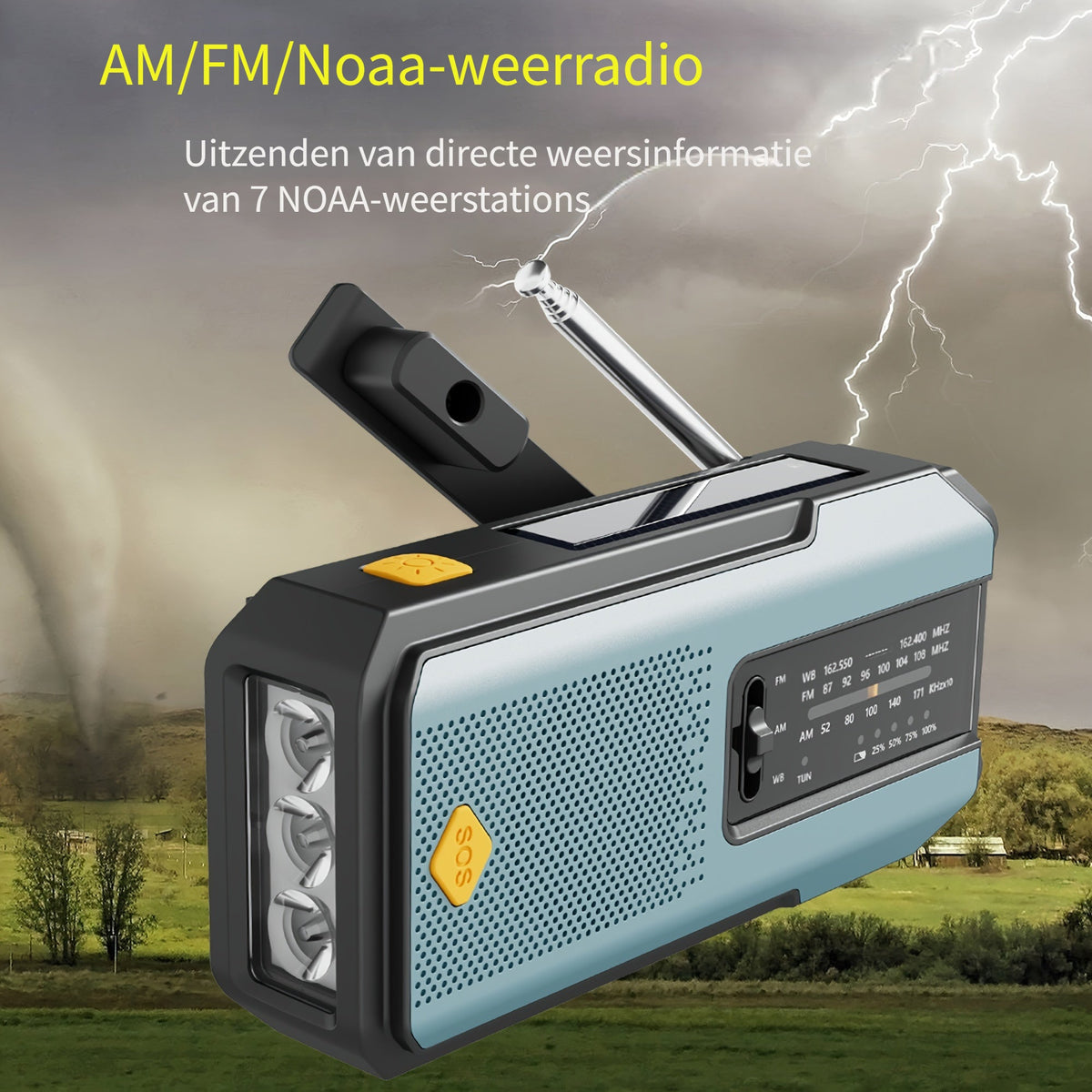 Daykit draagbare all-in-one noodradio