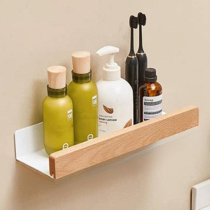 Badkamerrek met houten afwerking