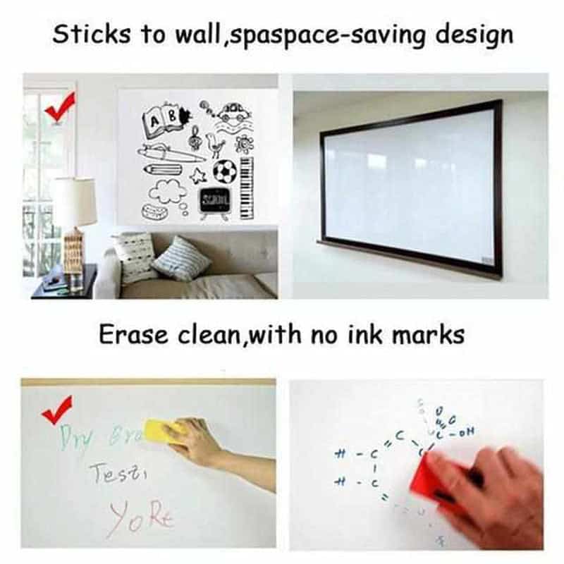 StickerBoard Zelfklevend Oprolbaar Whiteboard