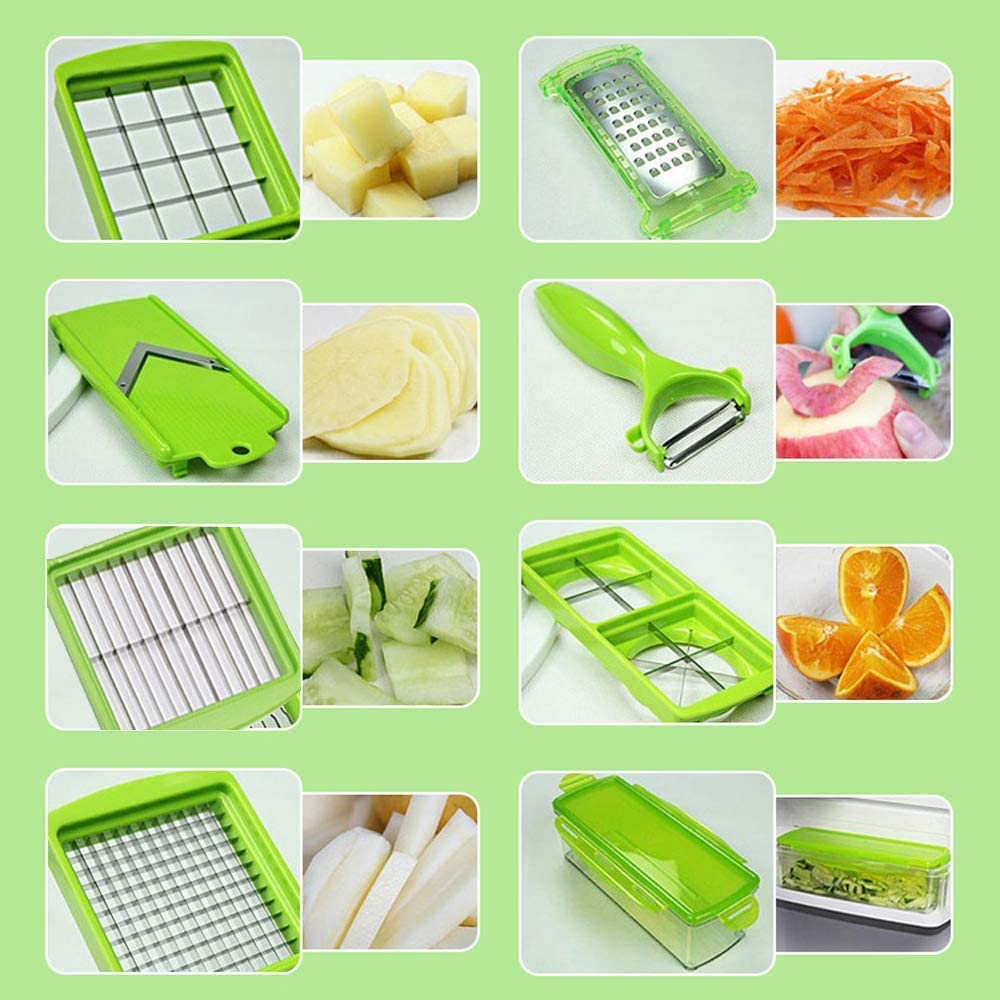 Multifunctionele 12-in-1 groentesnijder