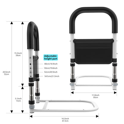BedClip verstelbare bedsteun