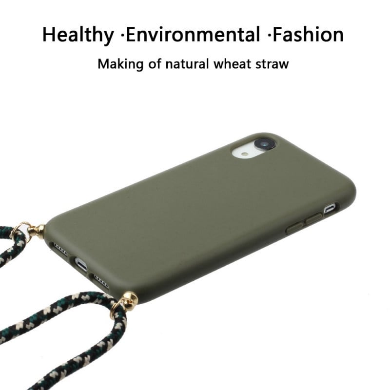 iPhone XR crossbody TPU hoesje met koord