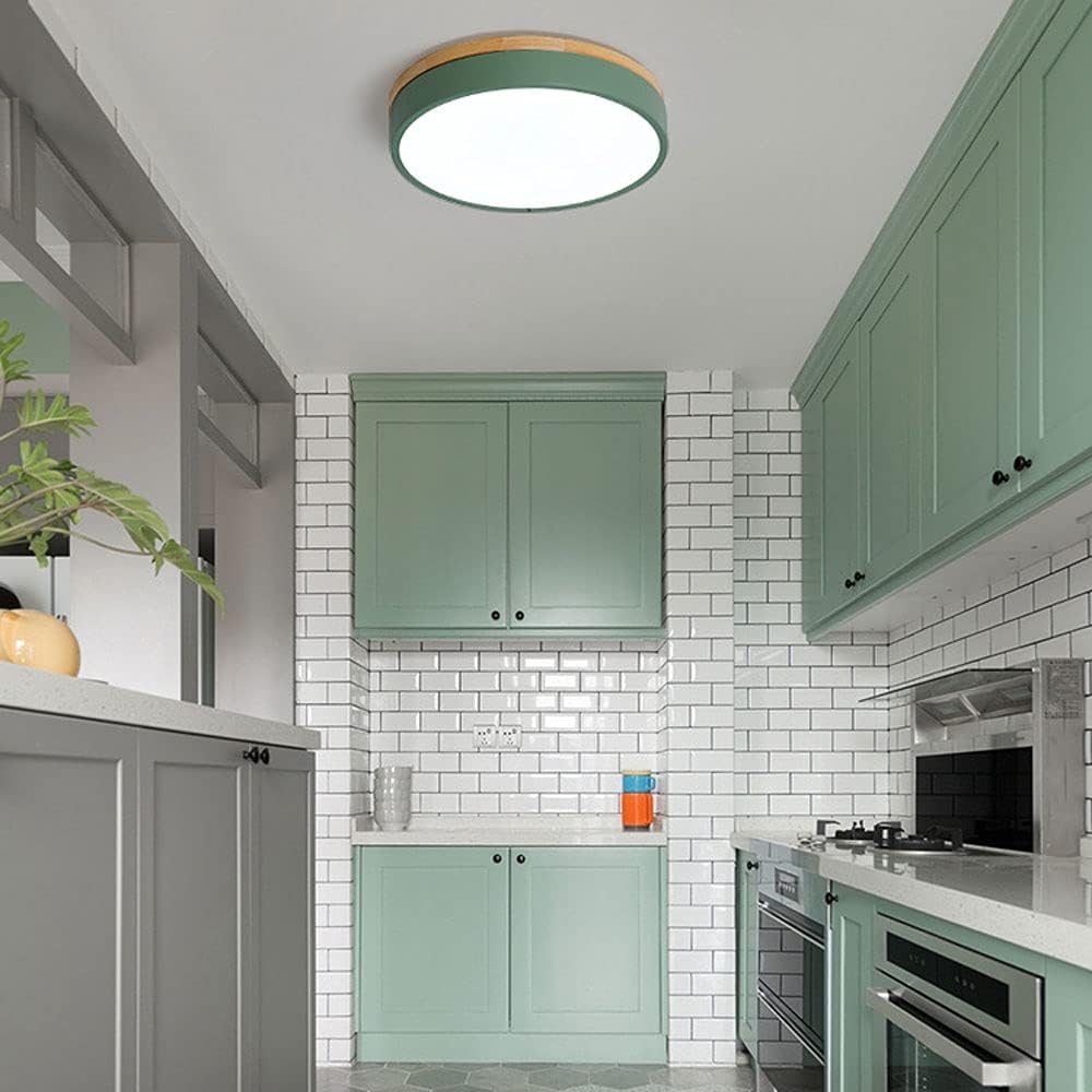 Lumio houten ronde LED plafondlamp
