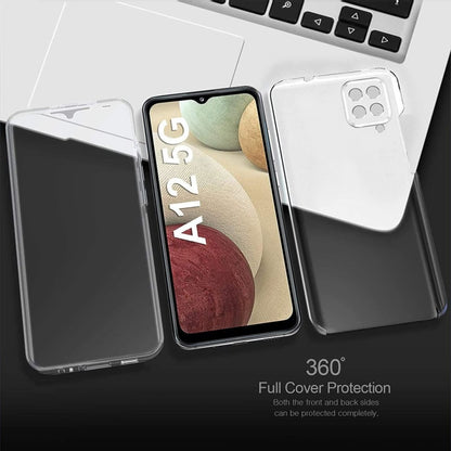 Galaxy A12 360° Ultra Clear Hybrid hoesje