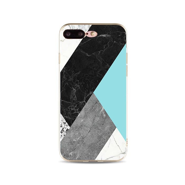 iPhone 7 Plus / 8 Plus marmeren TPU hoesje