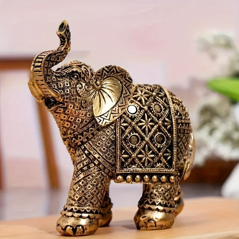 Gouden Olifant Decoratief Beeld