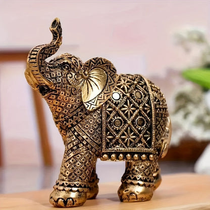 Gouden Olifant Decoratief Beeld