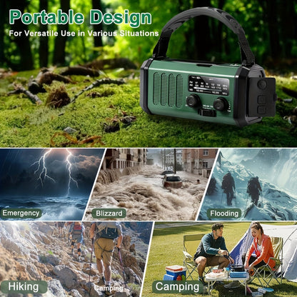 Odior draagbare noodradio