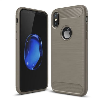 Brushed Armor TPU Hoesje voor iPhone X / Xs