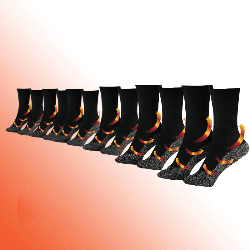 Warmly gealuminiseerde thermo wintersokken