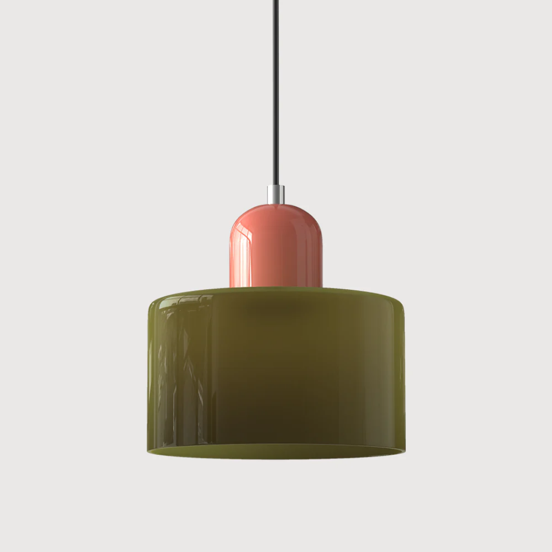Retro Glazen Hanglamp