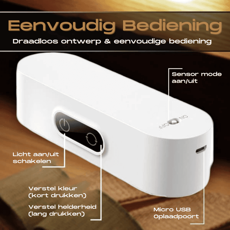 SmartLight draadloze magnetische sensorlamp