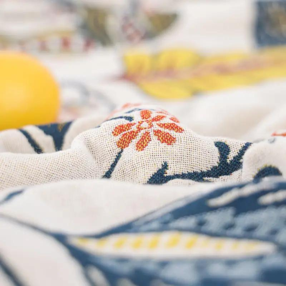 Katoenen Jacquard Omkeerbare Deken