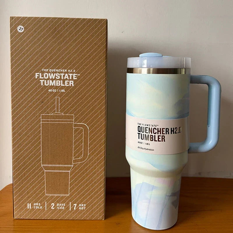 ThermoTumbler vacuüm geïsoleerde beker met handvat