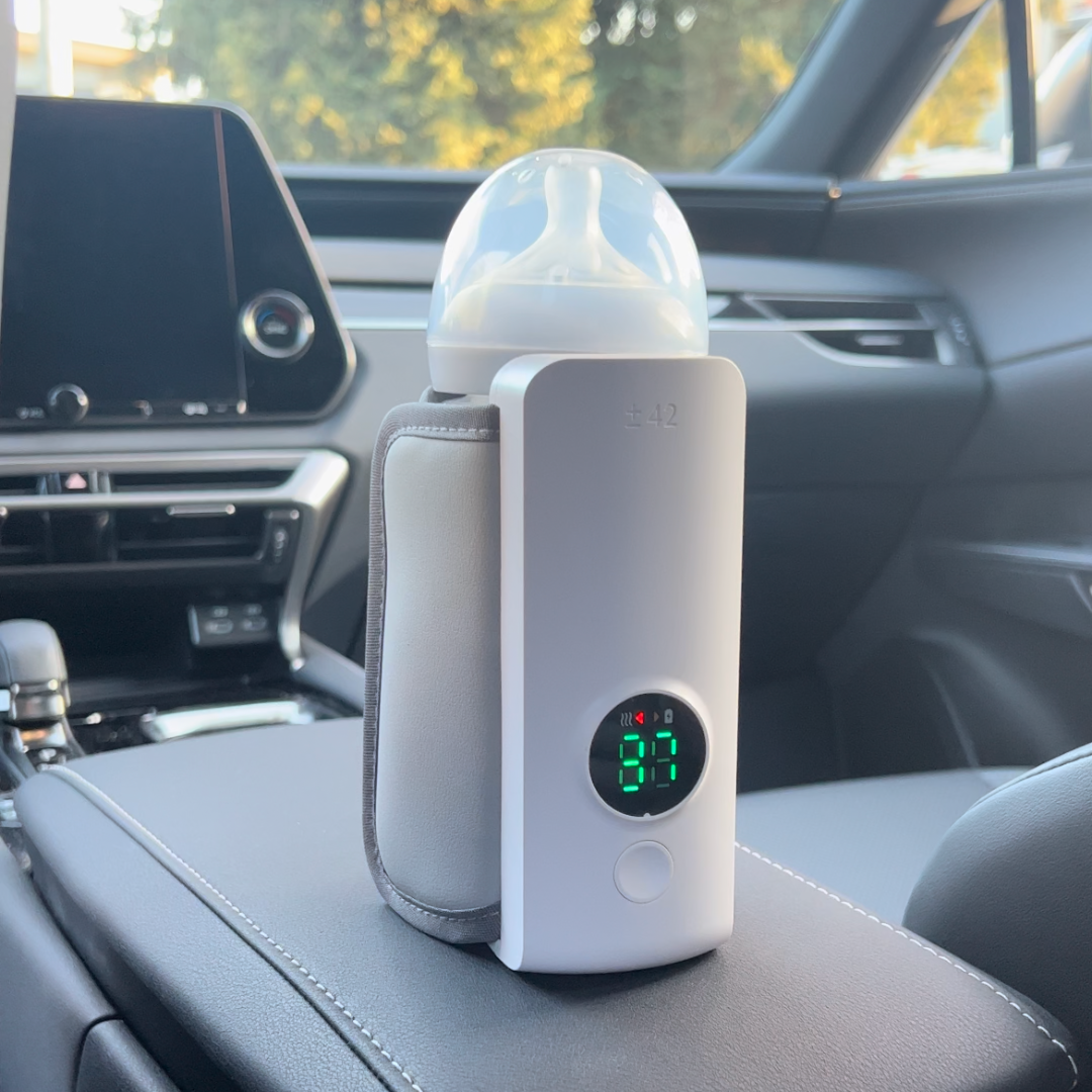 Draagbare oplaadbare flessenwarmer