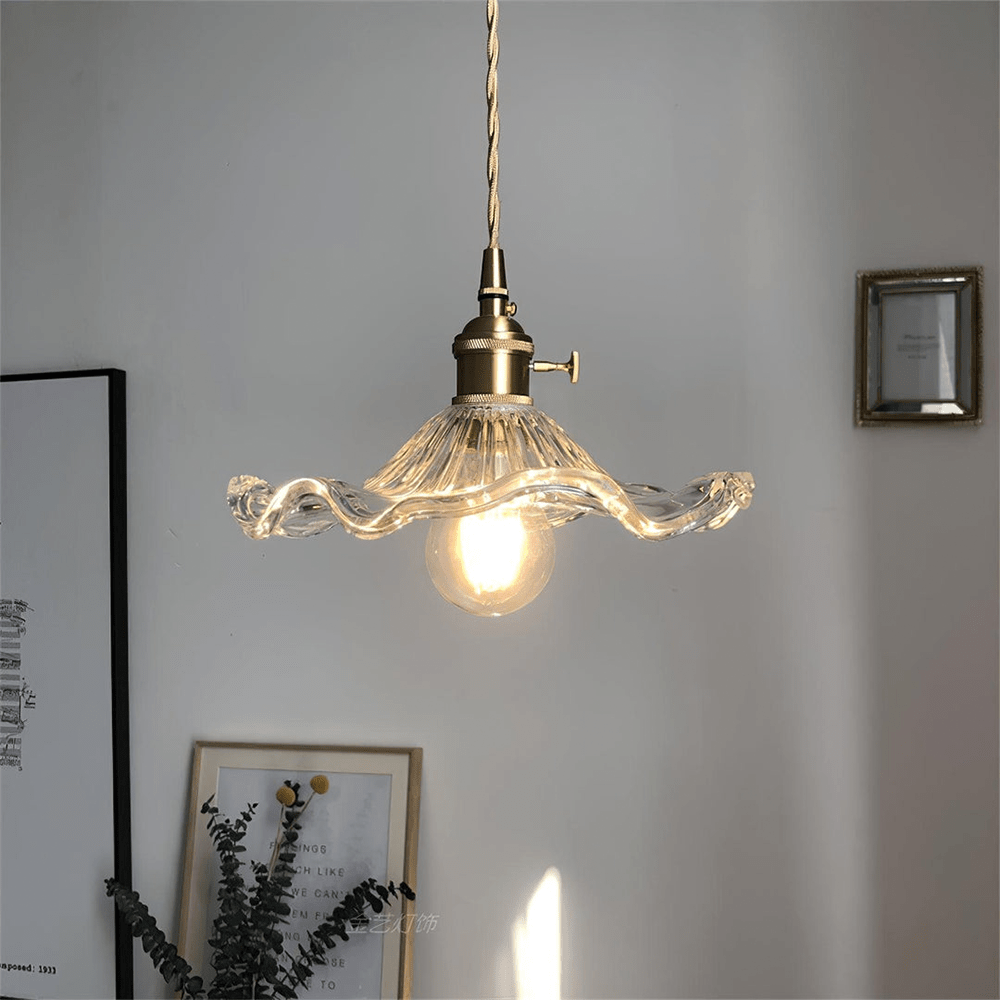 Lumio Hibiscus Glazen Hanglamp