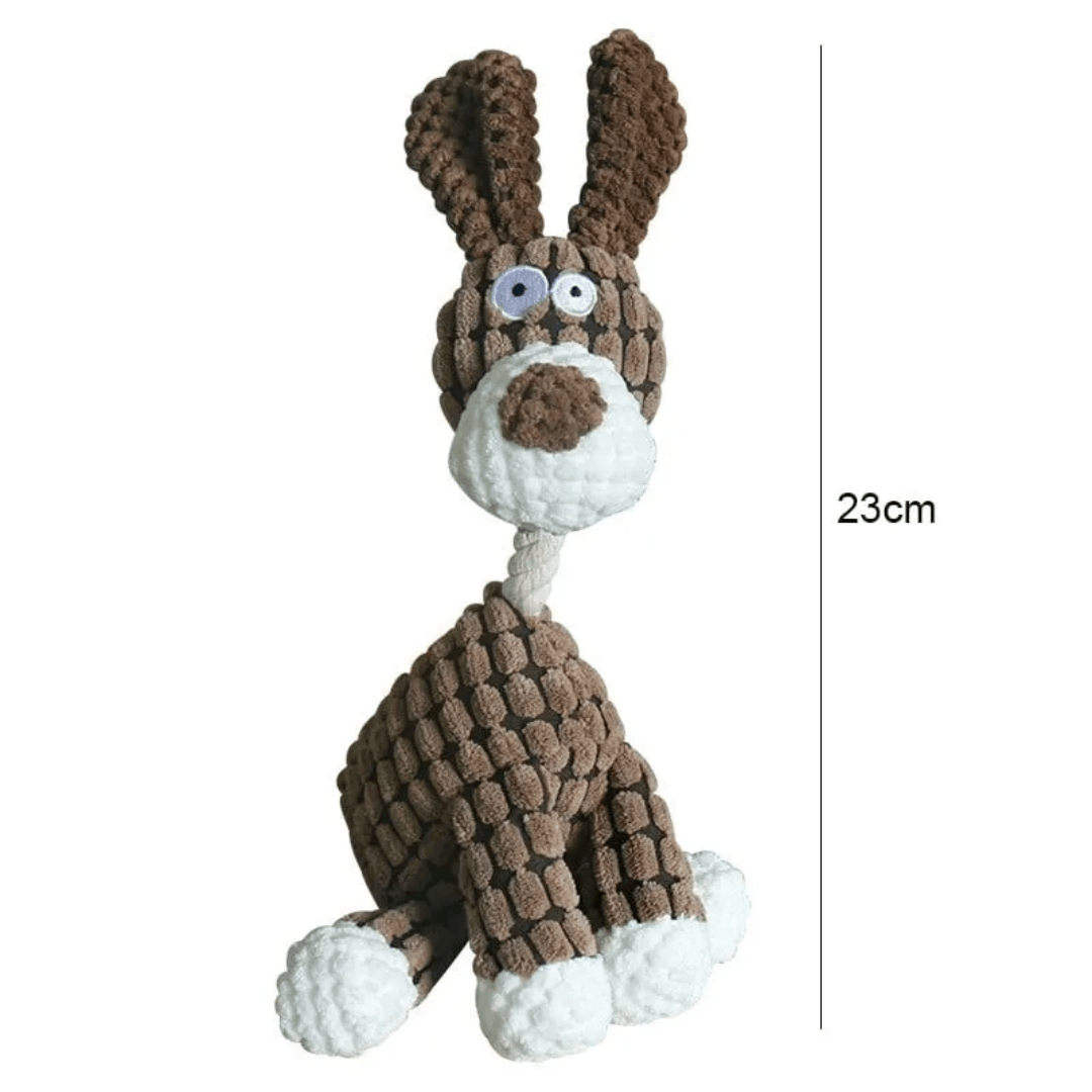 Duurzaam pluchen hondenspeeltje