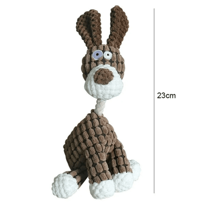 Duurzaam pluchen hondenspeeltje