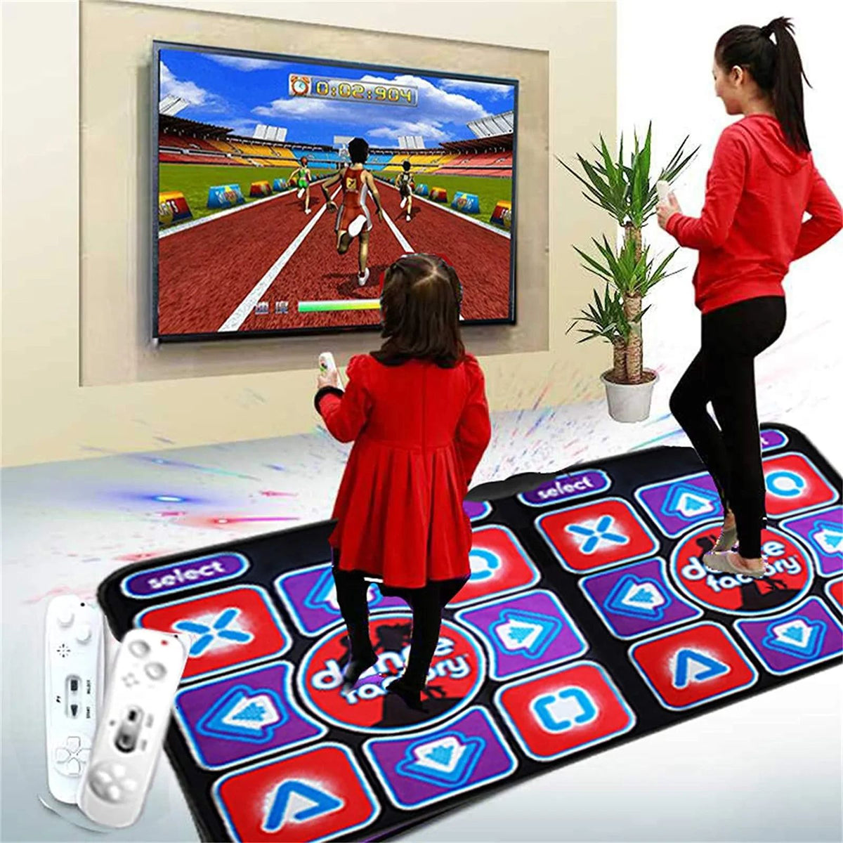 RhythmFlex dubbele dansmat