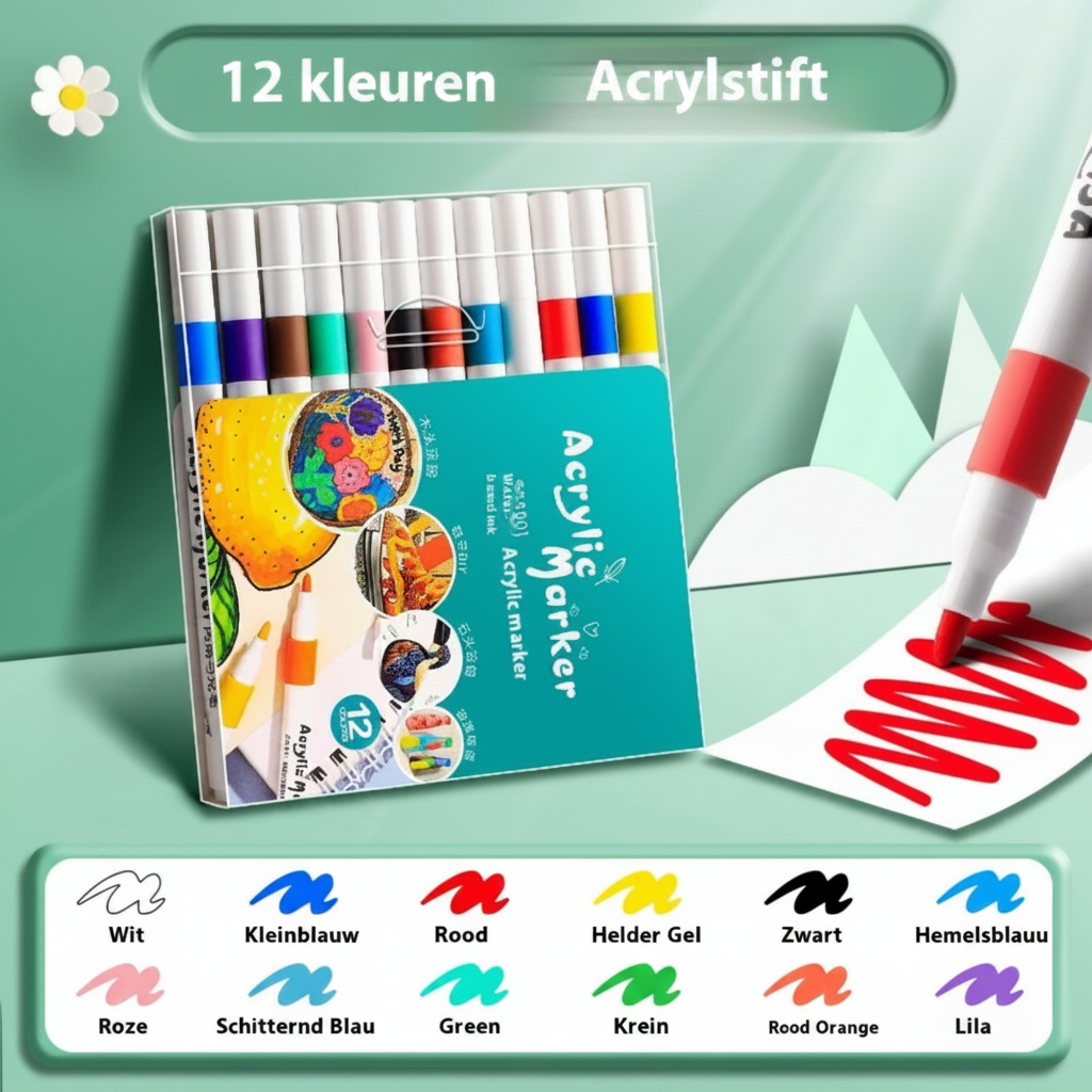Acrylstiften voor Tekenen en Schilderen