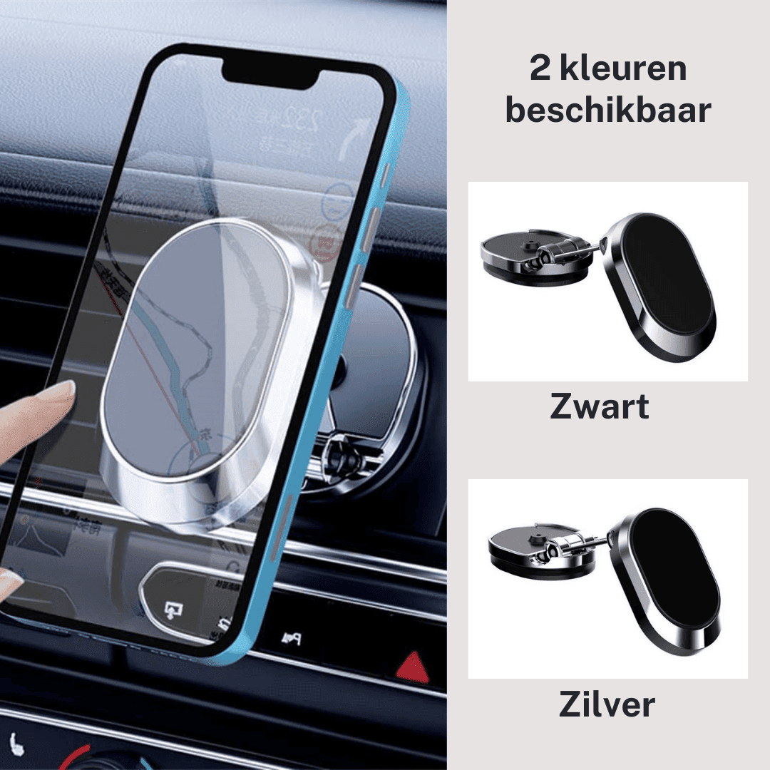 Snapfold magnetische inklapbare autotelefoonhouder
