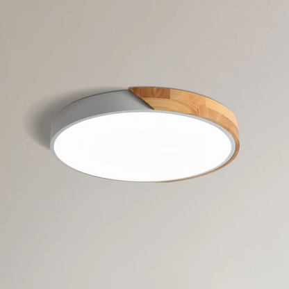 Delos Scandinavische LED Plafondlamp van Hout
